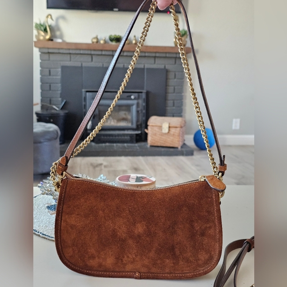 Coach Waverly Suede Bag - Picture 2 of 7